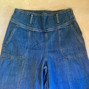 ANTHROPOLOGIE wide leg flare jeans